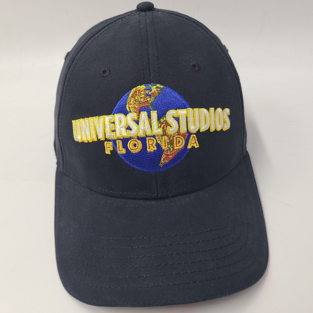 Universal Studios Florida Hat‎ Adjustable Black Blue Theme Amusement Park Men